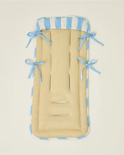 Load image into Gallery viewer, Stroller Party Stroller Liner | Blue Wide Stripe
