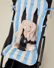 Load image into Gallery viewer, Stroller Party Stroller Liner | Blue Wide Stripe

