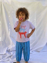 Load image into Gallery viewer, Organic Muslin Pant | Blue Stripe
