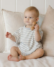 Load image into Gallery viewer, Waffle Tee + Short Set | Sky Stripe
