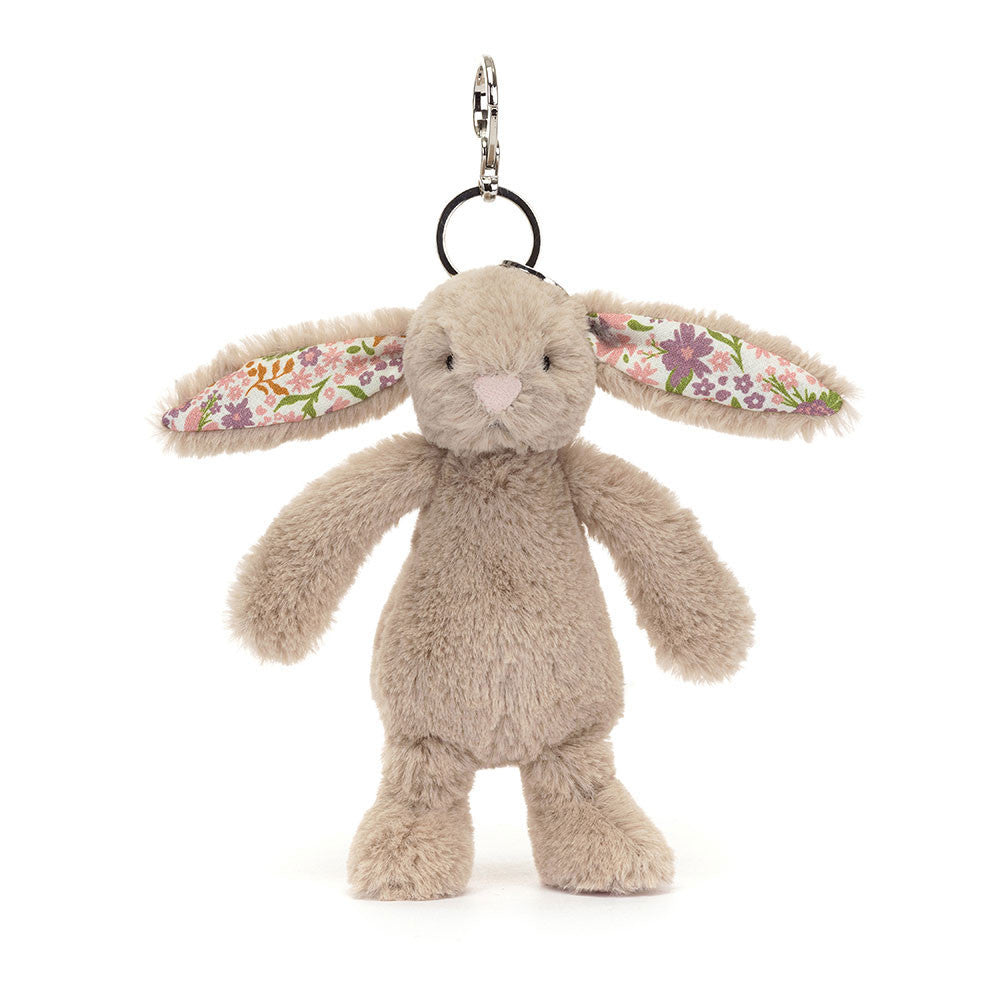 Blossom Beige Bunny Petal | Bag Charm