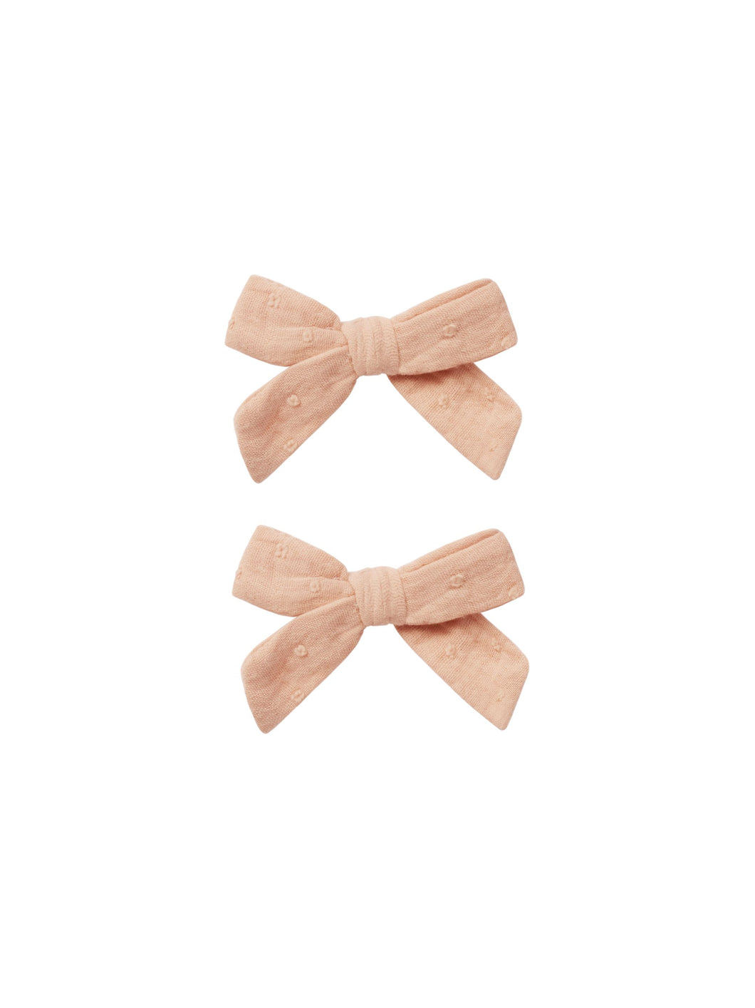 Bow Clip Set | Apricot