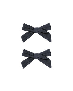 Bows, Set of 2 | Navy