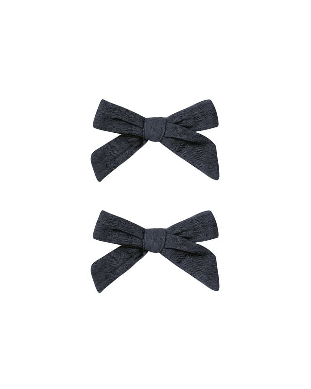 Bows, Set of 2 | Navy