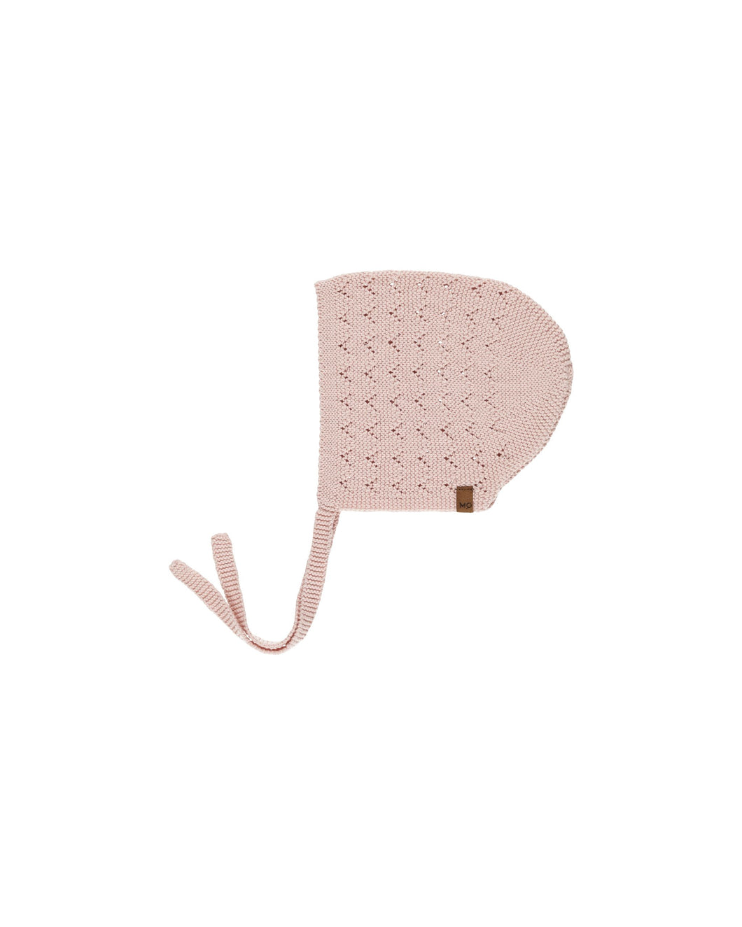 Pointelle Knit Bonnet | Bubblegum