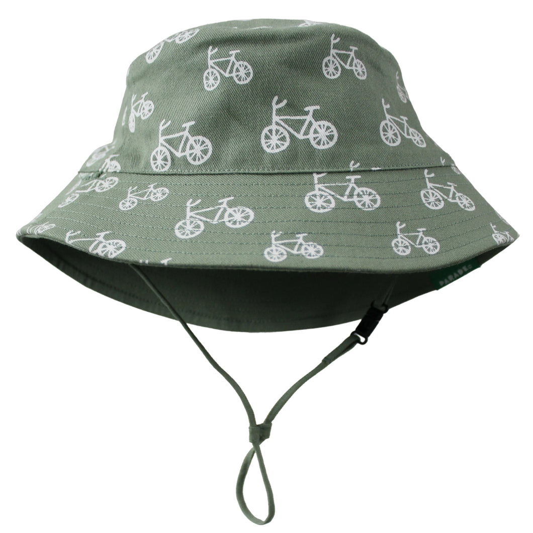 Reversible Organic Cotton Bucket Hat | Bikes