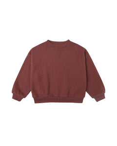 Relaxed Sweatshirt | Burgundy