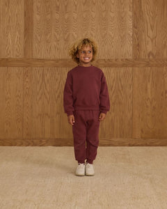 Relaxed Sweatpant | Burgundy