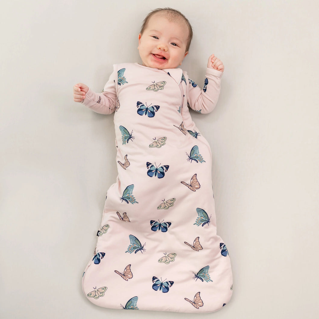 Printed Sleep Bag | Blush Butterfly 1.0