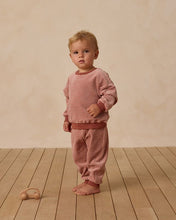 Load image into Gallery viewer, Velour Relaxed Sweatshirt | Candy Stripe
