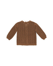 Load image into Gallery viewer, Scalloped Cardigan | Cinnamon
