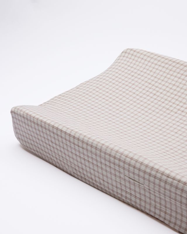 Changing Pad Cover | Cedar Check