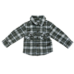 Flannel Shacket | Charcoal