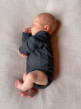 Load image into Gallery viewer, Long Sleeve Bodysuit | Charcoal Speckle
