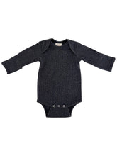 Load image into Gallery viewer, Long Sleeve Bodysuit | Charcoal Speckle
