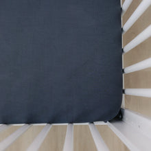 Load image into Gallery viewer, Stretch Crib Sheet | Charcoal
