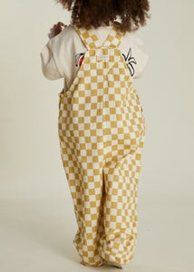 Ochre Check Dungaree