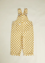 Load image into Gallery viewer, Ochre Check Dungaree
