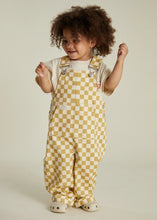 Load image into Gallery viewer, Ochre Check Dungaree
