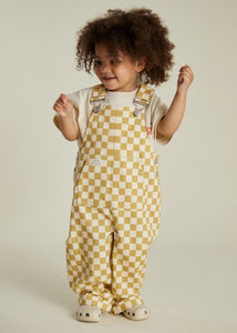Ochre Check Dungaree