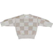 Load image into Gallery viewer, Knit Sweater | Checkered
