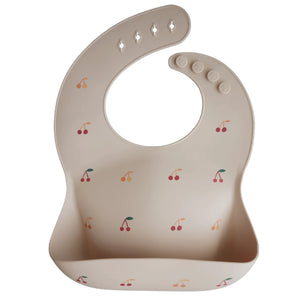 Silicone Bib | Cherries