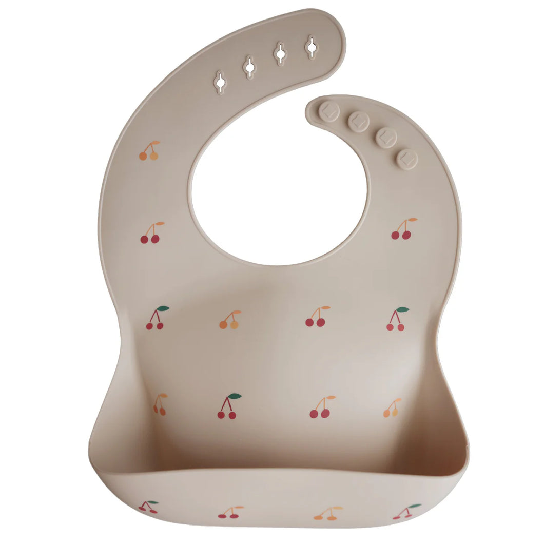 Silicone Bib | Cherries