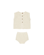 Load image into Gallery viewer, Scallop Knit Baby Set | Cherry
