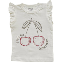 Load image into Gallery viewer, Cherry Ruffle Tee
