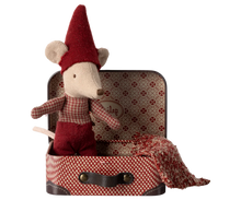 Load image into Gallery viewer, Christmas Mouse | Baby in Suitcase
