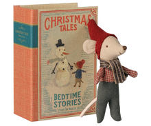 Load image into Gallery viewer, Christmas Mouse | Baby in Book
