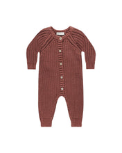 Load image into Gallery viewer, Chunky Knit Jumpsuit | Cranberry
