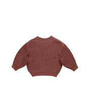 Load image into Gallery viewer, Chunky Knit Sweater | Cranberry
