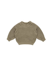 Load image into Gallery viewer, Chunky Knit Sweater | Olive
