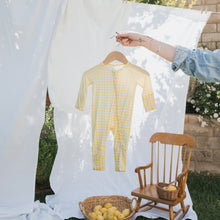 Load image into Gallery viewer, Bamboo Zip Pajama | Citron
