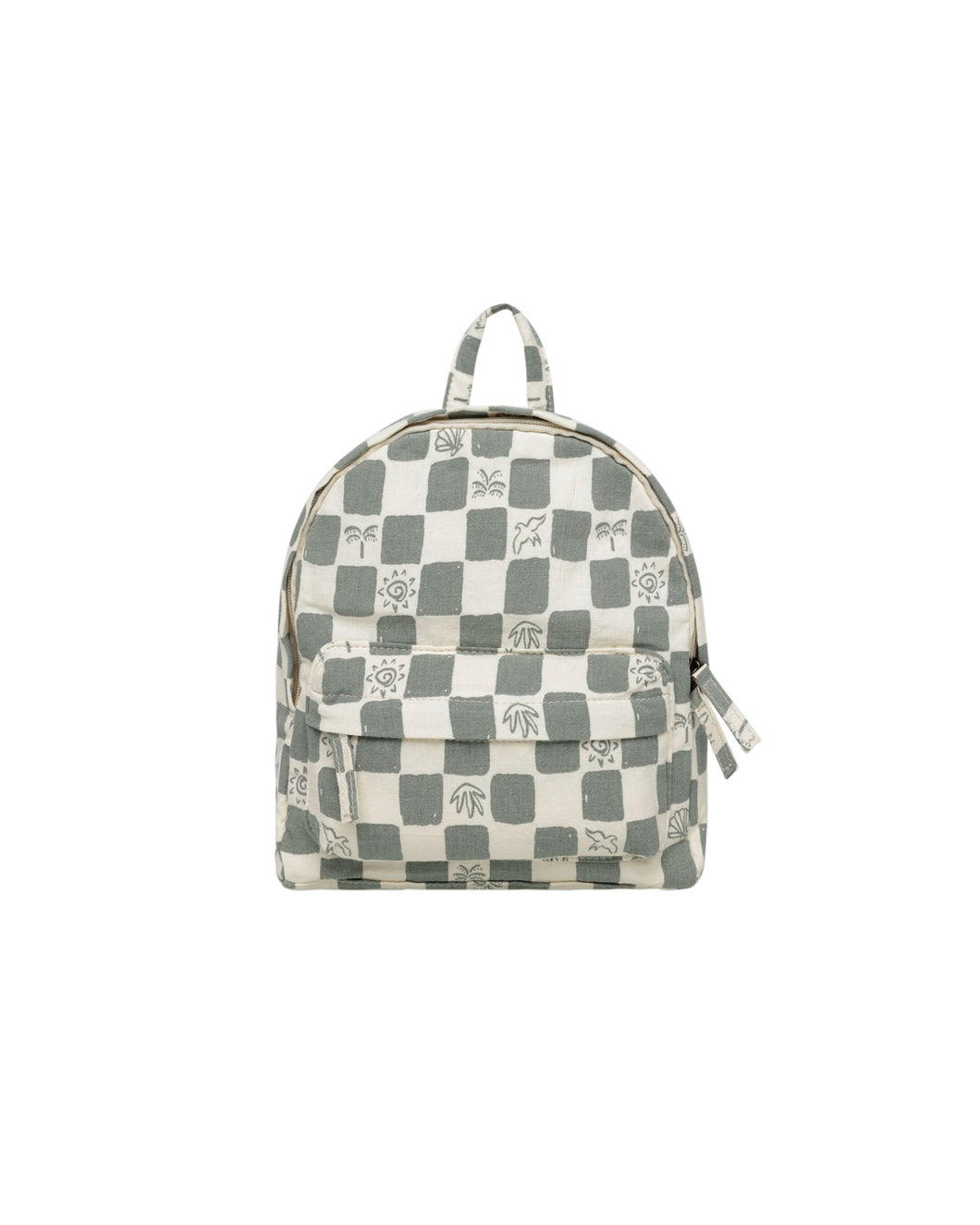 Mini Backpack | Coastal Check