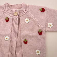 Load image into Gallery viewer, Cotton Strawberry Cardigan
