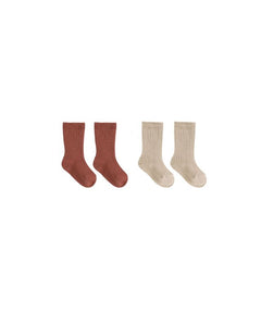 Socks Set | Cranberry + Oat