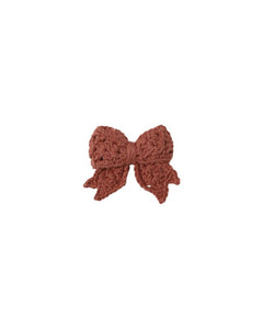 Crochet Bow | Cranberry