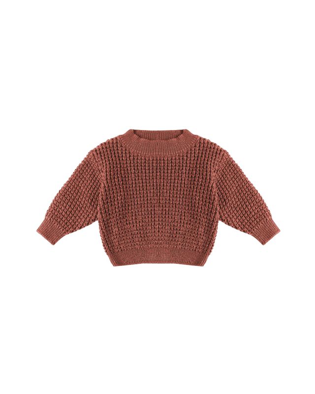 Chunky Knit Sweater | Cranberry