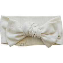 Load image into Gallery viewer, Ribbed Bamboo Head Wrap | Cream
