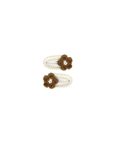 Crochet Clips | Golden