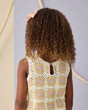 Load image into Gallery viewer, Crochet Tank Set | Citron Daisy Check

