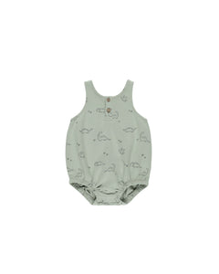 Sleeveless Bubble Romper | Dino