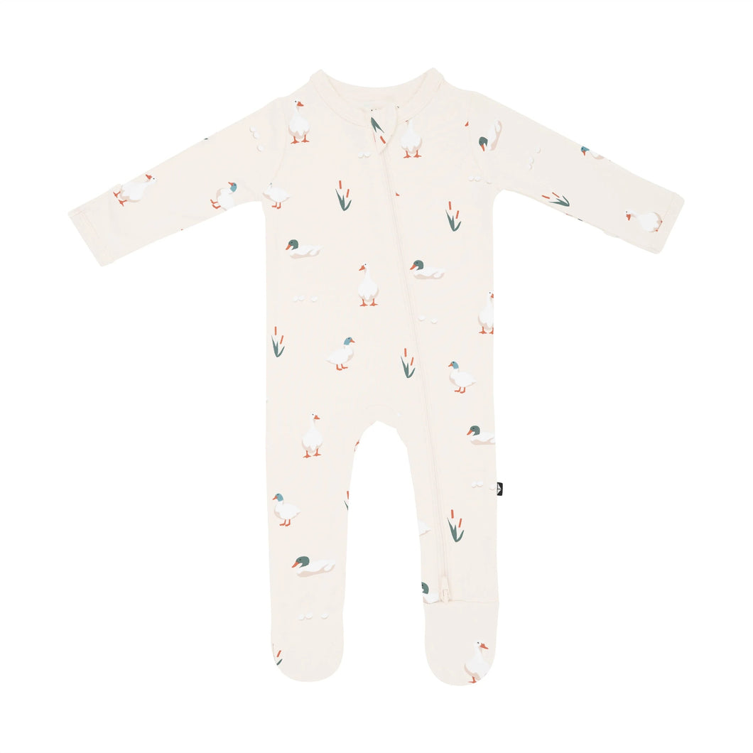 Zipper Footie | Duck