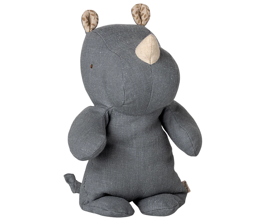 Safari friends, Small Rhino | Dusty Blue