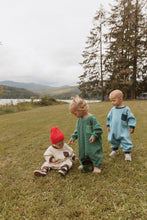 Load image into Gallery viewer, Sammy Romper in Thin Green Stripe
