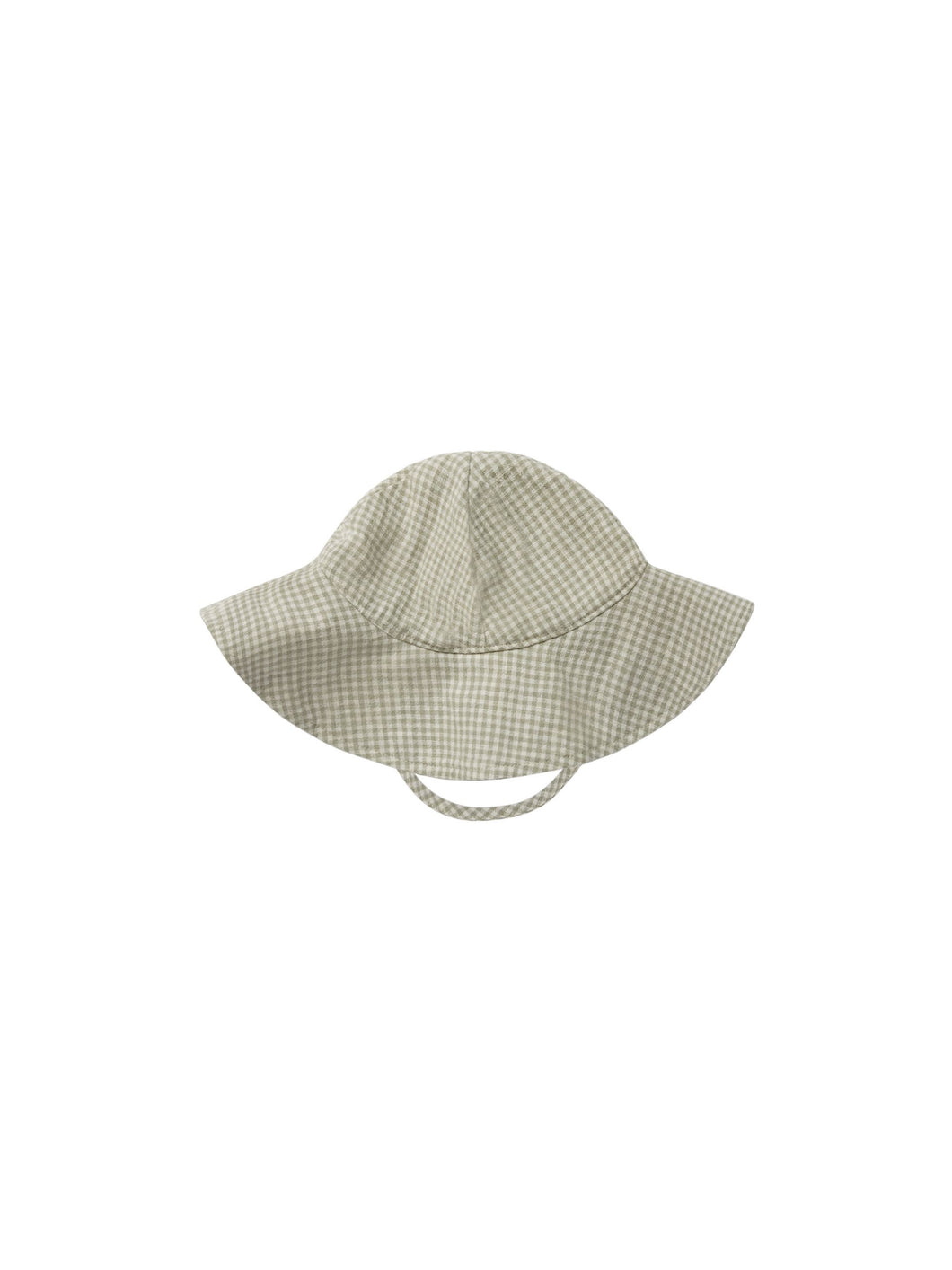 Floppy Sun Hat | Sage Gingham