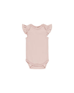 Flutter Sleeve Bodysuit | Bubblegum