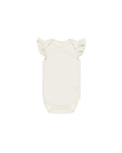 Flutter Sleeve Bodysuit | Ivory